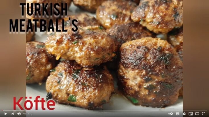 Turkish Meatballs Koftas