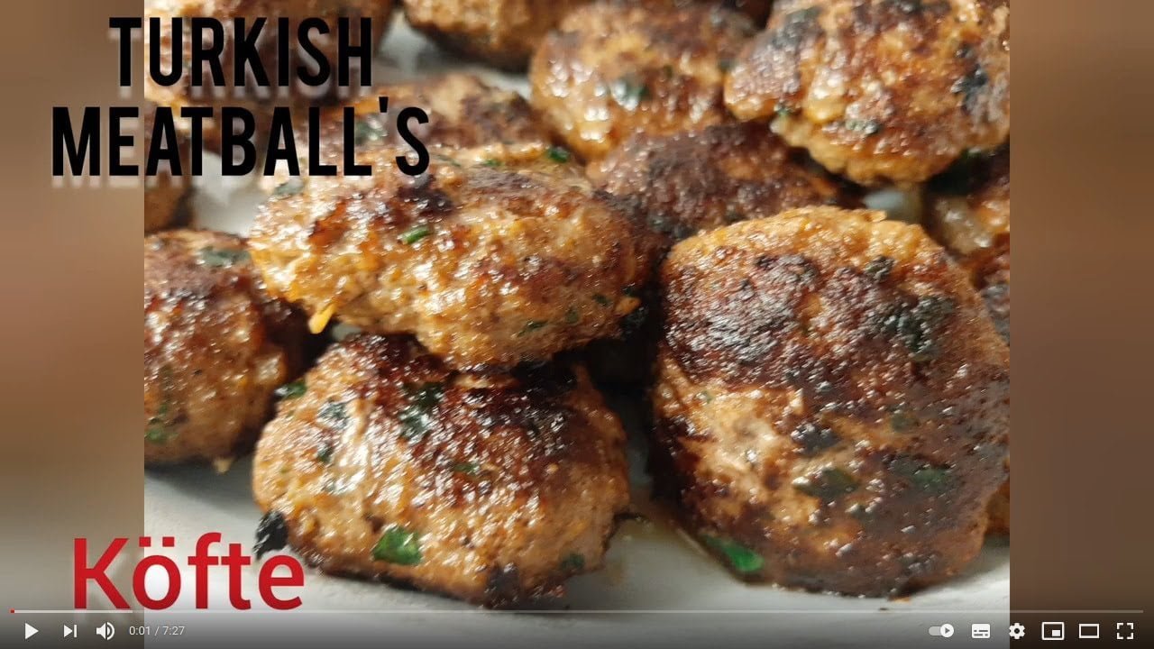 Turkish Meatballs, Koftas